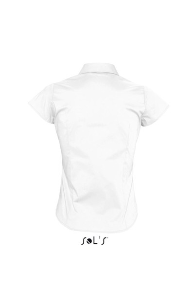Sol's Excess - Short Sleeve Stretch Women's Shirt - White / XL