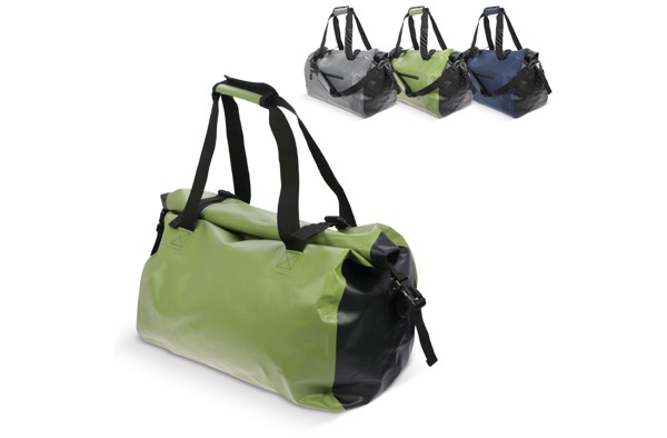 Adventure duffle PVC, 60L IPX6 vodotesen - Temno siva