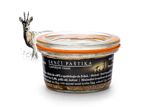 MINI Srnčia paštéta s portským vínom 50g