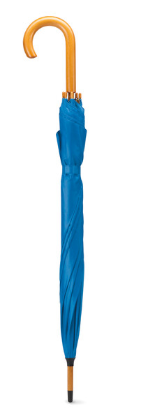 Parapluie avec poignée en bois Cala - Bleu Royal