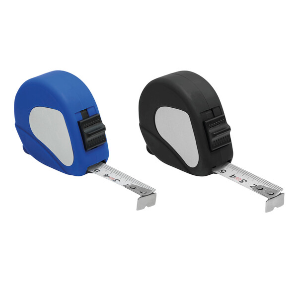 Measuring tape, 5m WORKER - black / silver