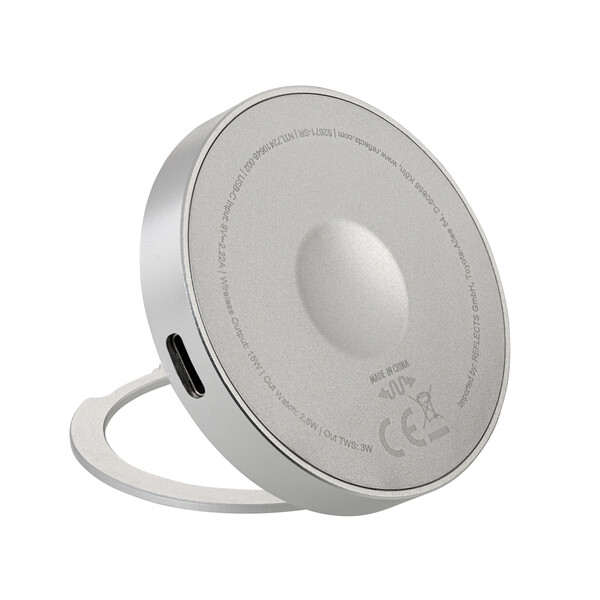 3 in 1 Chargeur sans fil magnétique QUIMO - argenté