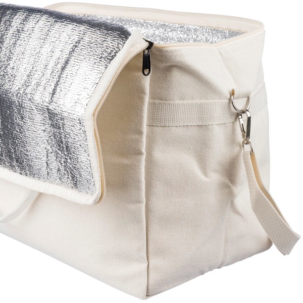 Gerecyclede polycotton (330 gsm) koeltas Luz - beige