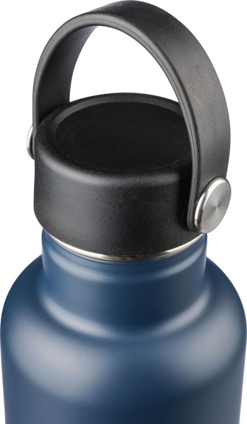 Garrafa de aço inoxidável reciclado com parede dupla (500 ml) Lior - branco