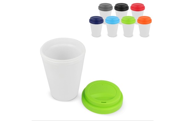 RPP Coffee Cup White body 250ml - White / Grey