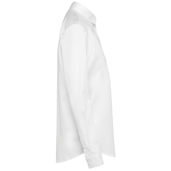 Ladies' Long-Sleeved Twill Shirt - White / 2XL