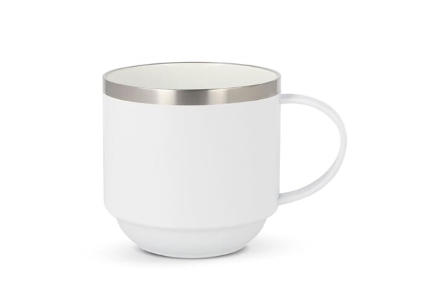 T-ceramic mug Tigris 300ml - White