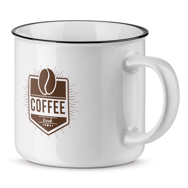 VERNON WHITE. Keramický hrnček 340 mL