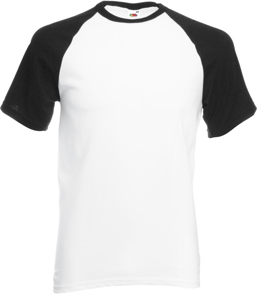 Raglan T-Shirt F.O.L. | Baseball T - White / Black / XL