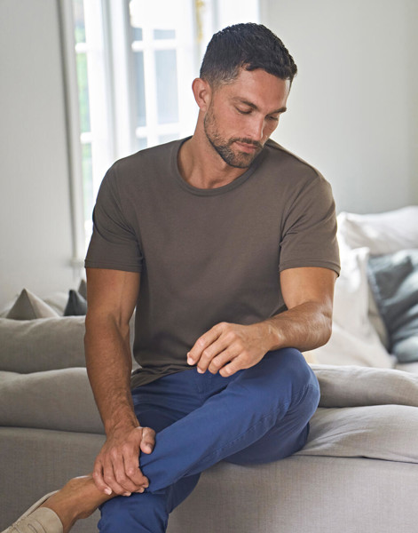 Mens Interlock T-Shirt - Powder Grey / M