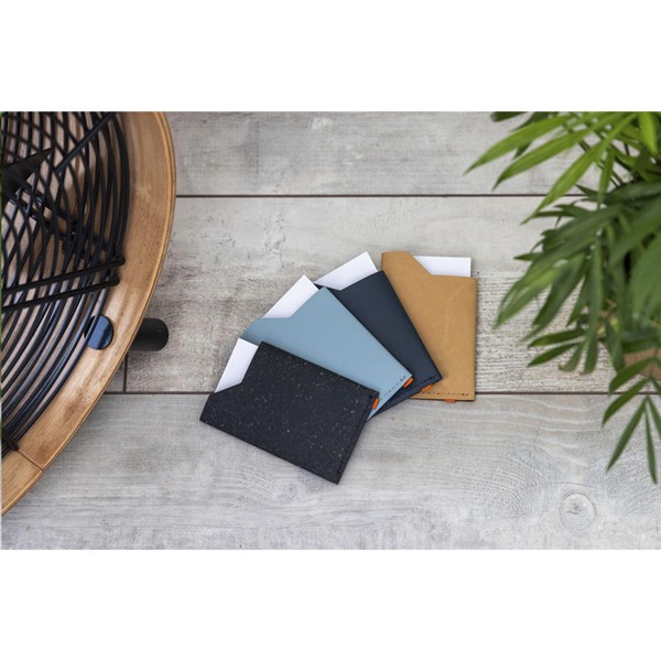 Recycled Leather Cardholder - Black