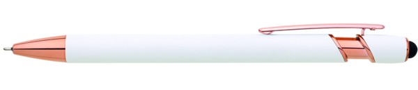 Ella Soft 2 Metal Ballpoint Pen - White