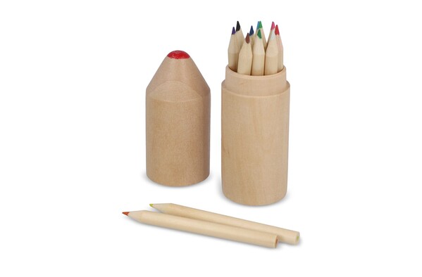 Hochwertiges Buntstiftset aus Holz