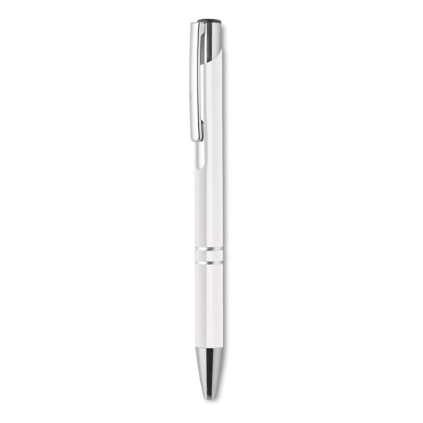 Push button aluminium pen Bern - White