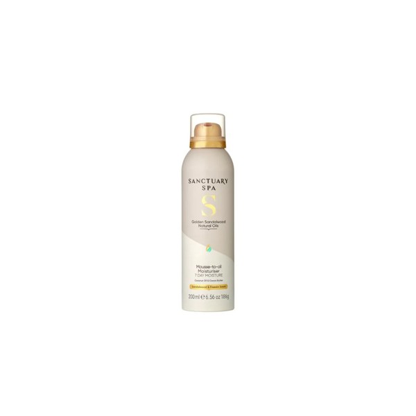 Sanctuary Spa Hydratačná krémová pena s olejmi GOLDEN SANDALWOOD, 200ml