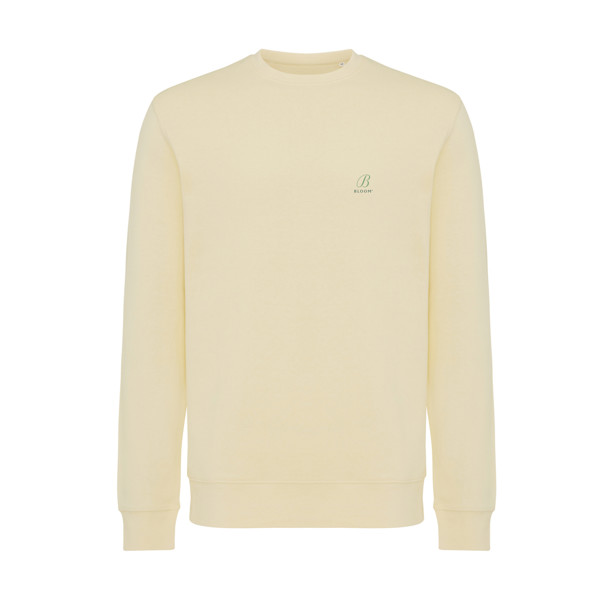 Lehká mikina Iqoniq Etosha z recykl. bavlny - Cream Yellow / XS