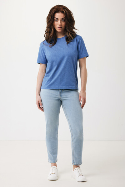 Tričko Iqoniq Teide z recykl. bavlny - Heather Blue / 5XL