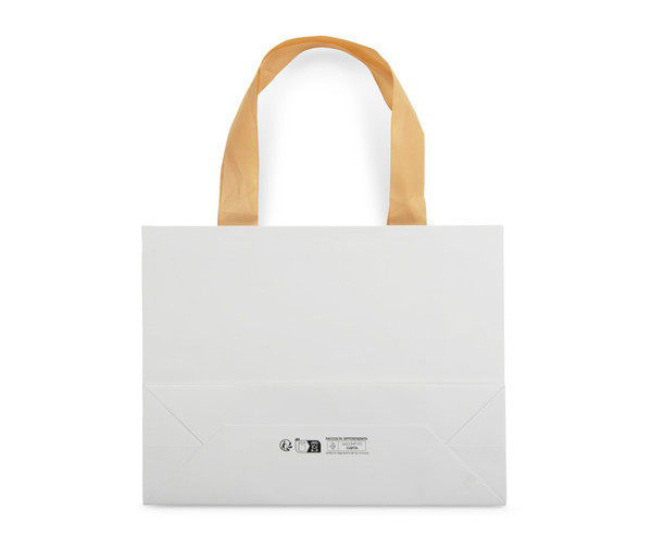 Paper bag DUNA large - white