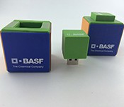 Custom shaped USB Drives - 3D - 2 GB / Speed & Capacity