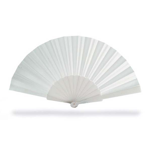 Manual hand fan Fanny - White