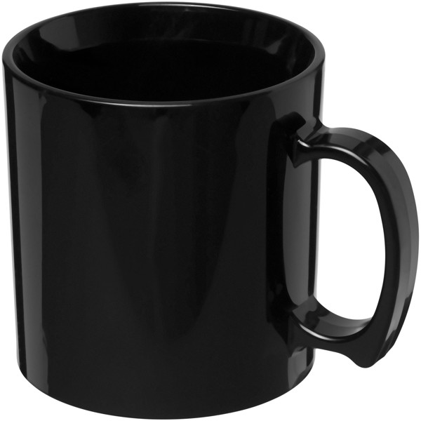 Plastový pohár Standard 300 ml - Jednofarebná čierna
