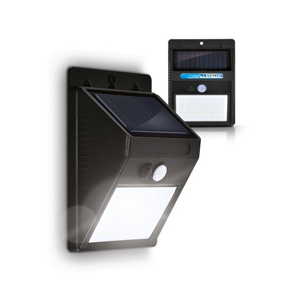 LAMPE SOLAIRE 30 LED AVEC DETECTEUR DE MOUVEMENT