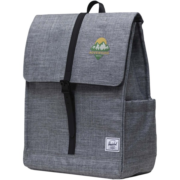 Herschel City plecak z materiałów z recyklingu o pojemności 16 l - Wrzosowo-szary