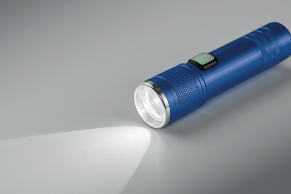 Lampe torche COB rechargeable Flashra - Bleu