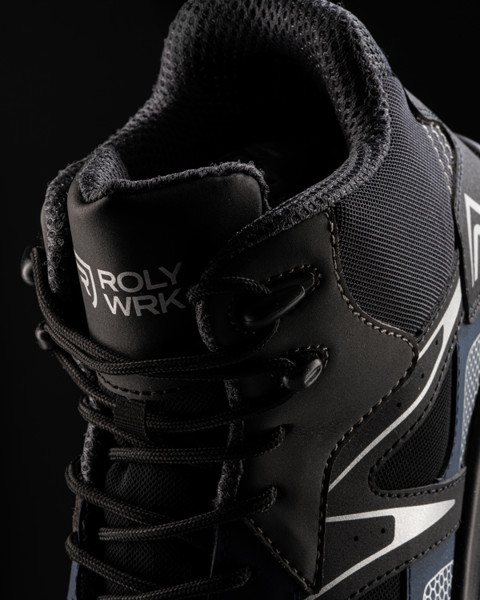 Sapatos De Trabalho Giskan - PRETO/AZUL MARINHO / 36