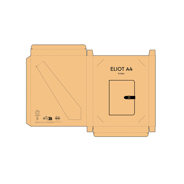 Eliot A4 Folder - Army Grøn