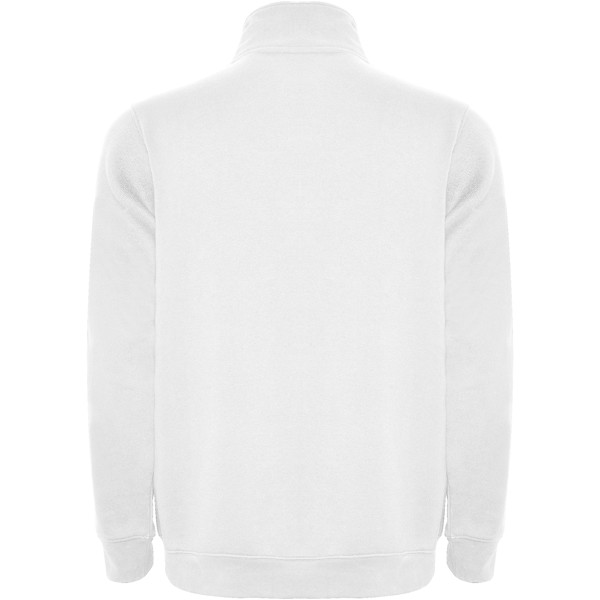 Aneto Pullover mit Viertelreißverschluss - weiss / S