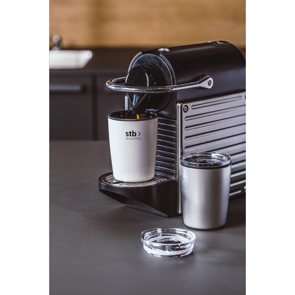 Espresso-to-Go Mug RCS Recycled Steel 170 ml - argenté