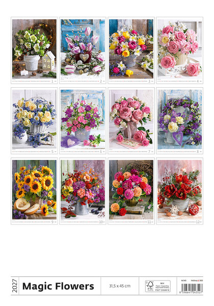 Calendar Magic Flowers