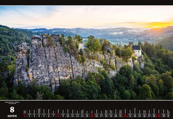 Nástěnný kalendář Panorama – Česká republika 2027