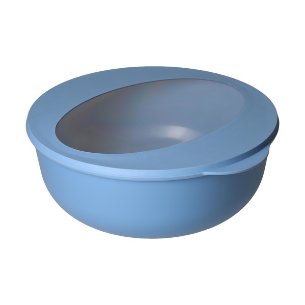 Food-Bowl "Togo", 2.2 L - Plain Black / Transparent
