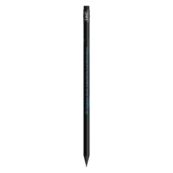 BIC® Evolution® Basalt Eraser pencil - Black / Sharpened