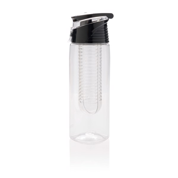XD Collection infuser bottle, 700 ml, tritan - Transparent / Grey