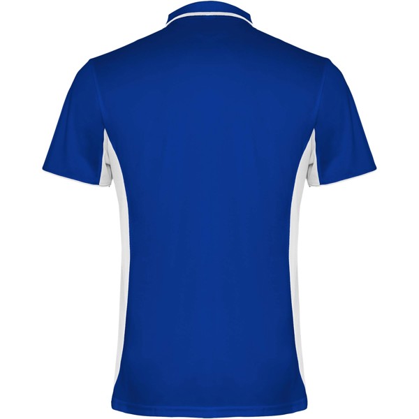 Polo a maniche corte unisex Montmelo - Blu royal / Bianco / 3XL