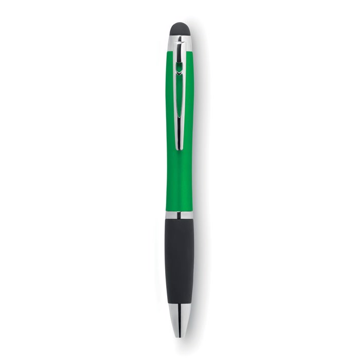 Długopis z lampką Riolight - zielony
