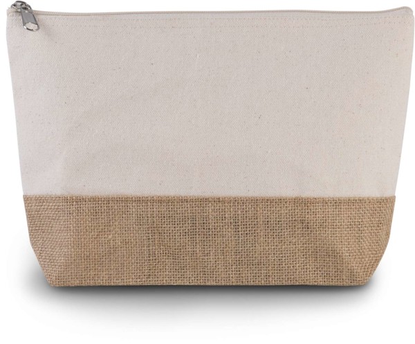 Canvas & Jute Pouch - Natural / Natural