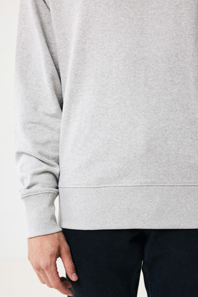 Mikina Iqoniq Kruger relaxed fit z recykl. bavlny - Heather Grey / XL