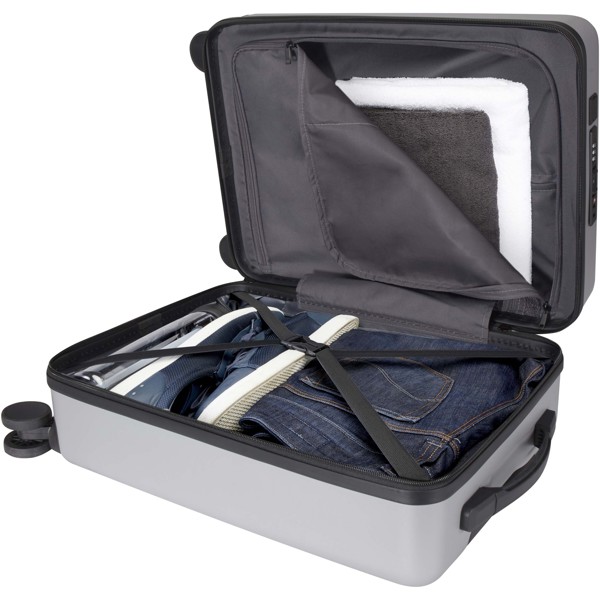 Valise cabine Rover Pro de 20" et 40L recyclée GRS - Argent