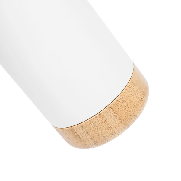 Insulated Drinking Bottle Bamboo Legend - White