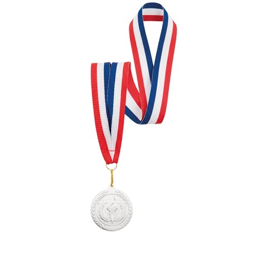 MEDALLA DE PLATA "OLIMPIA" LANYARD FRANCIA - Plata