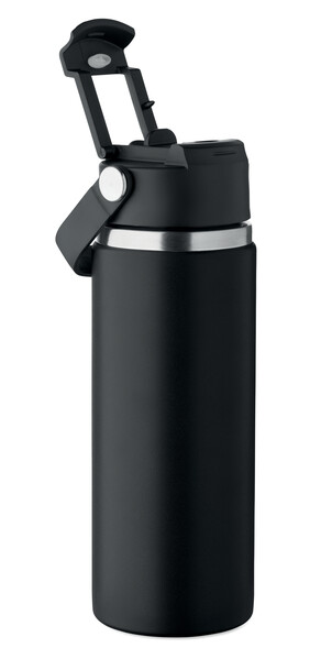 Dvojstenná fľaša 500 ml Suma Grip - Čierna