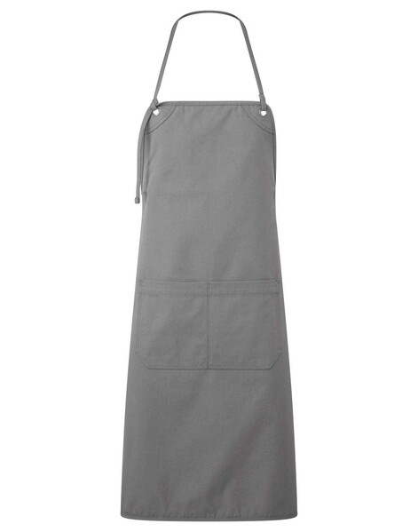'Artisan's Choice' Double Pocket Canvas Apron - Dark Grey