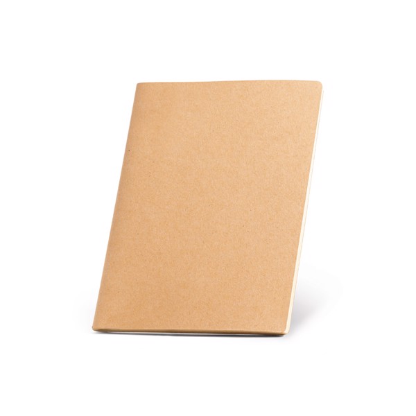 ALCOTT A4. Bloco de notas A4 com capa em cartão (250 g/m²) e páginas lisas