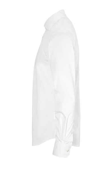 Cottover Gots Twill Slim Fit Man white 40