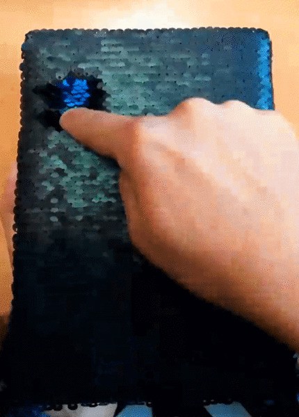 Sequin notepad