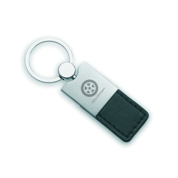 Porte-clés PU et métal Columbus